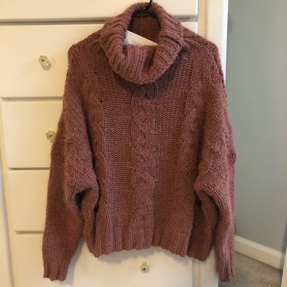 Dance & Marvel Sweaters - Dance & Marvel Cowl Neck Sweater M/L in Chestnut